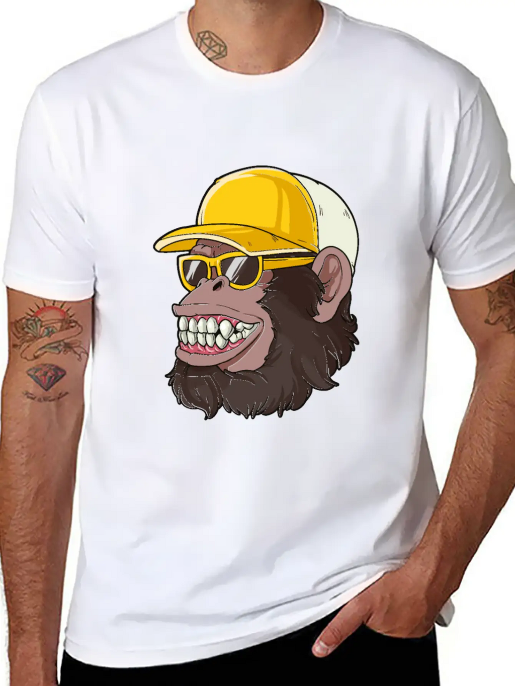 Animal Cool Ape Dude Timeless Short Sleeve Tee – Comfy And Minimalist Design