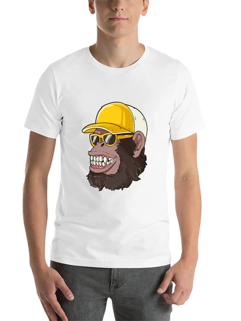 Animal Cool Ape Dude Timeless Short Sleeve Tee – Comfy And Minimalist Design