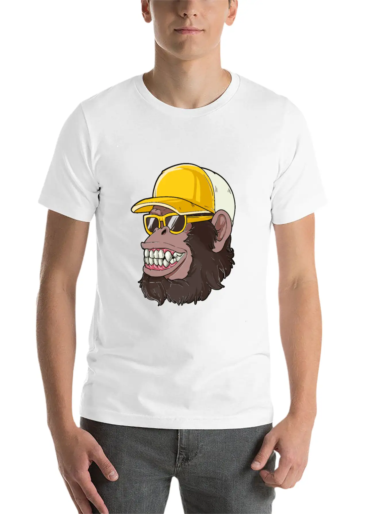 Animal Cool Ape Dude Timeless Short Sleeve Tee – Comfy And Minimalist Design