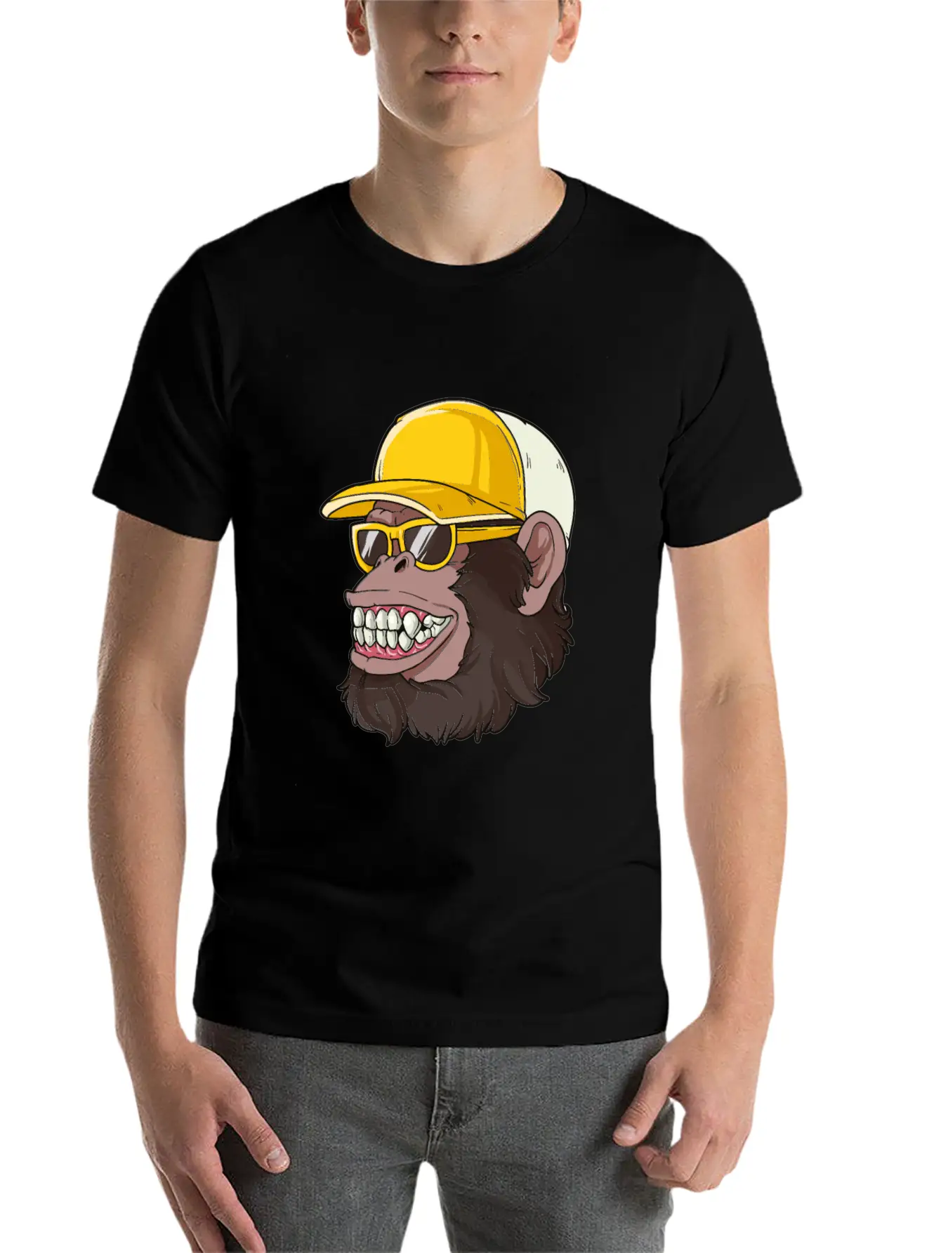 Animal Cool Ape Dude Timeless Short Sleeve Tee – Comfy And Minimalist Design