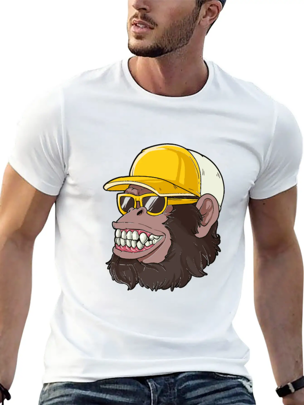 Animal Cool Ape Dude Timeless Short Sleeve Tee – Comfy And Minimalist Design