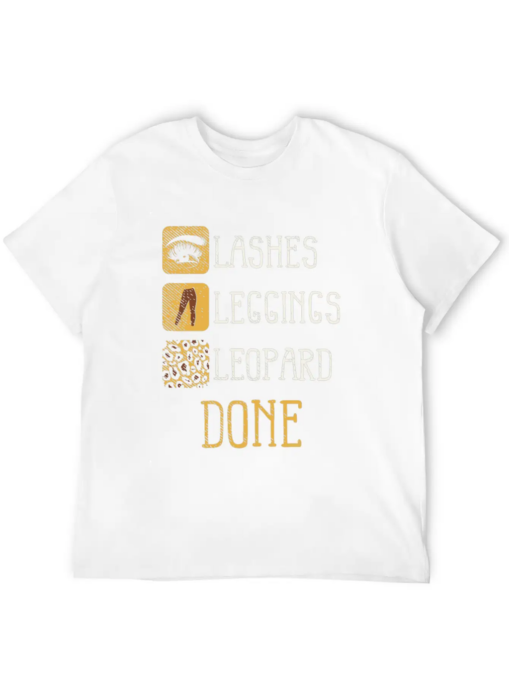 Animal Print Makeup Beauty - Lashes And Leopard Classic Fit Graphic Tee For Daily Comfort – Unisex Cotton Shirt