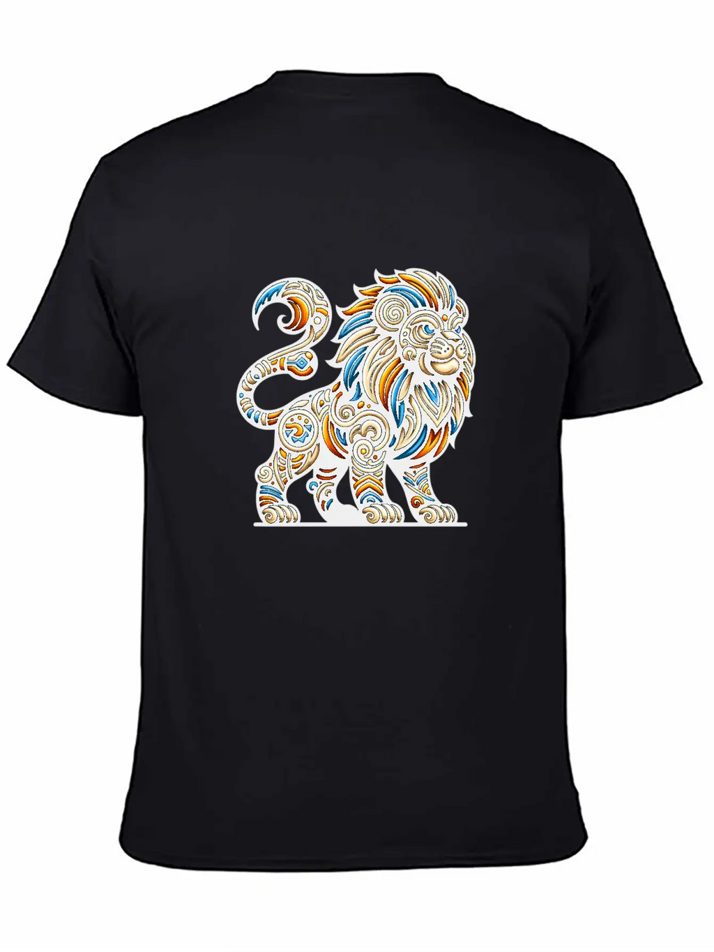 ANIMAL TOTEM - LION - 7 Lightweight Cotton T-Shirt – Daily Comfort Graphic Shirt