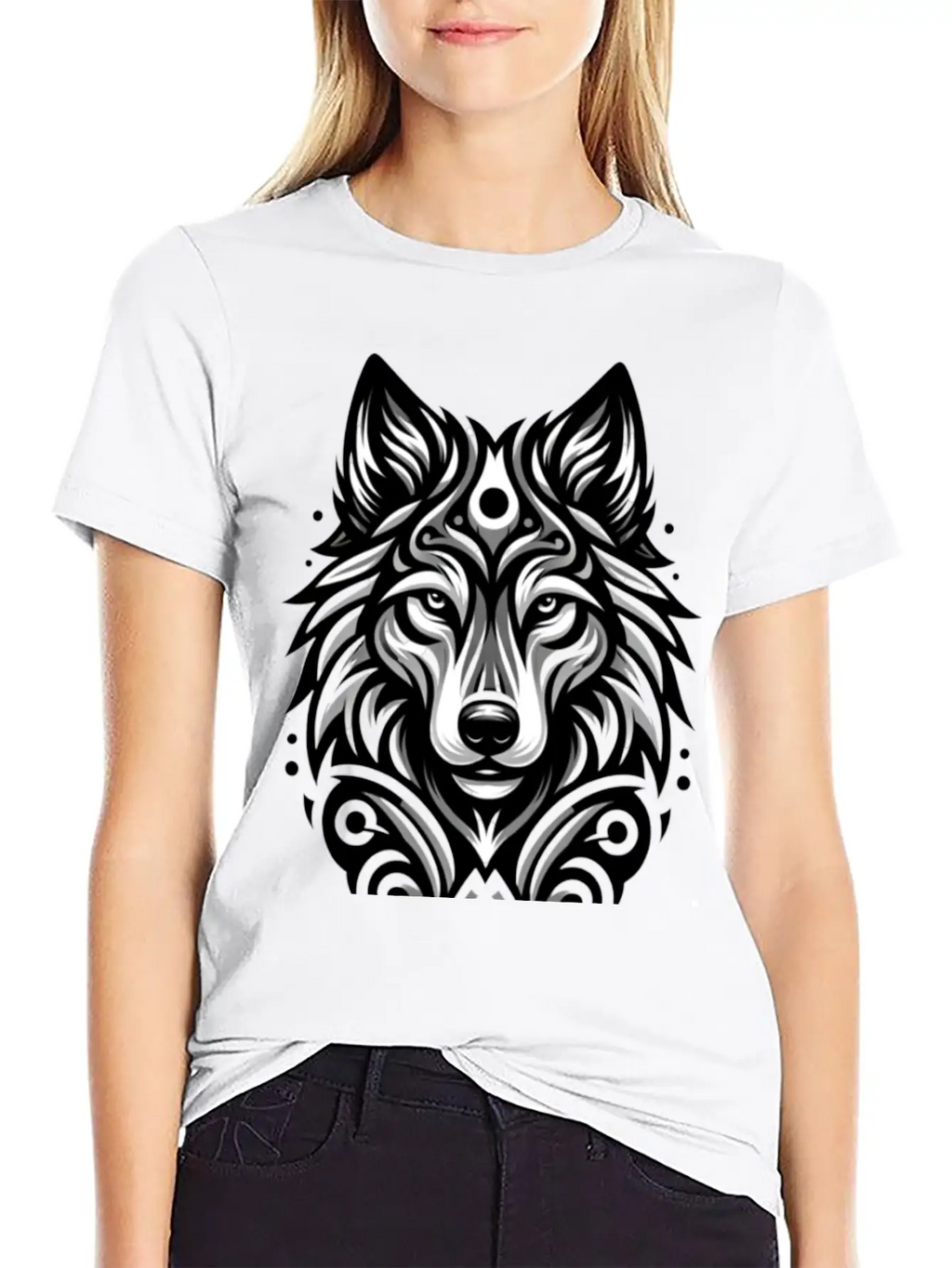 ANIMAL TOTEM - WOLF - 1 Classic Fit Graphic Tee For Daily Comfort – Unisex Cotton Shirt