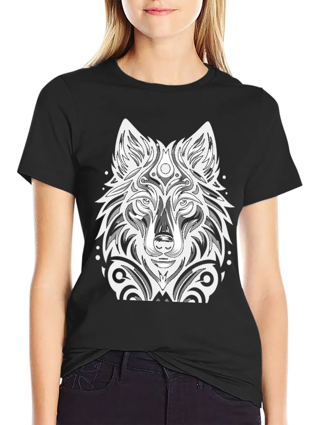 ANIMAL TOTEM - WOLF - 1 Classic Fit Graphic Tee For Daily Comfort – Unisex Cotton Shirt