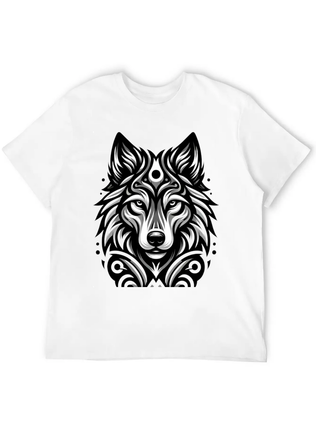 ANIMAL TOTEM - WOLF - 1 Classic Fit Graphic Tee For Daily Comfort – Unisex Cotton Shirt