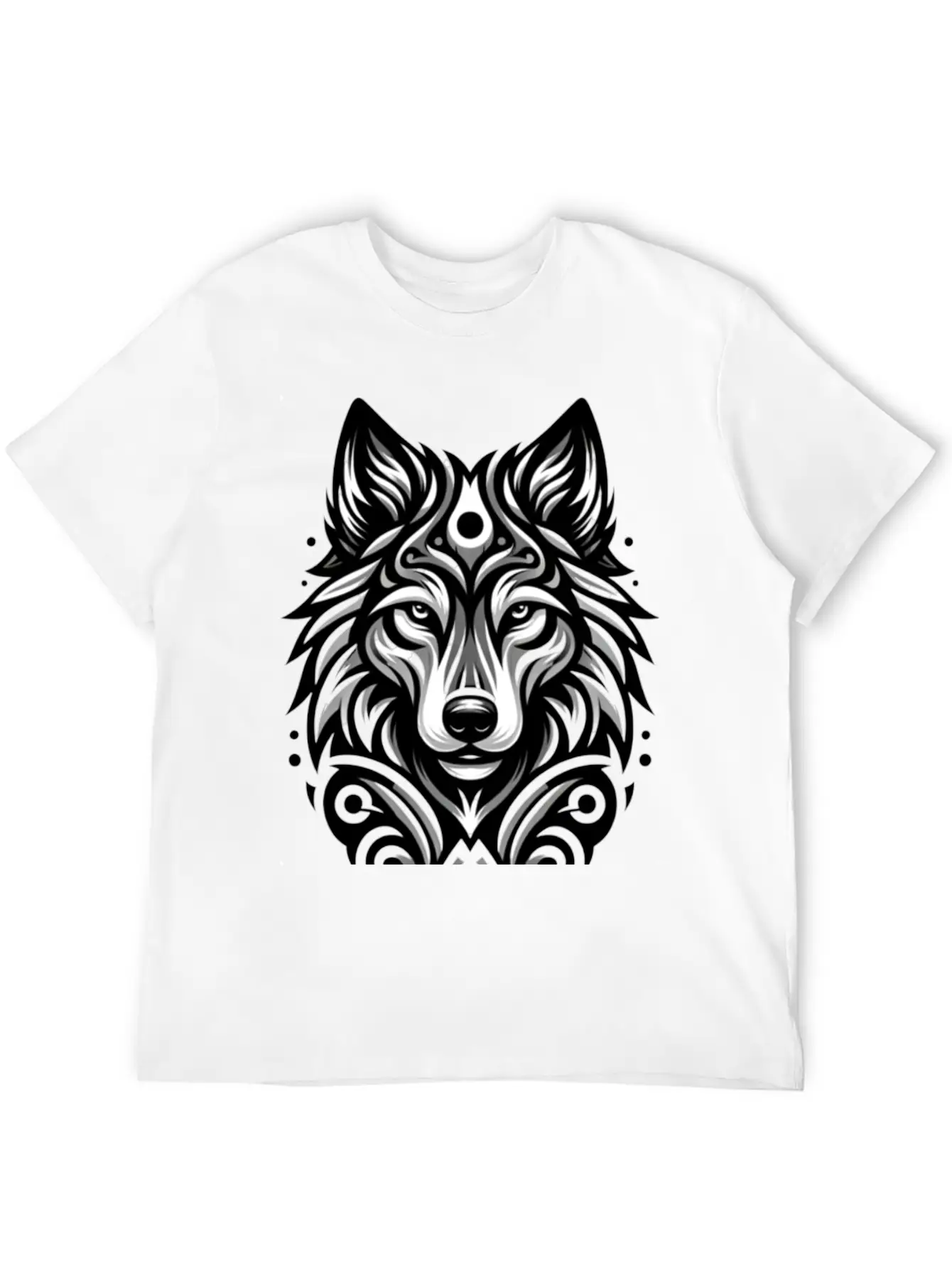 ANIMAL TOTEM - WOLF - 1 Classic Fit Graphic Tee For Daily Comfort – Unisex Cotton Shirt