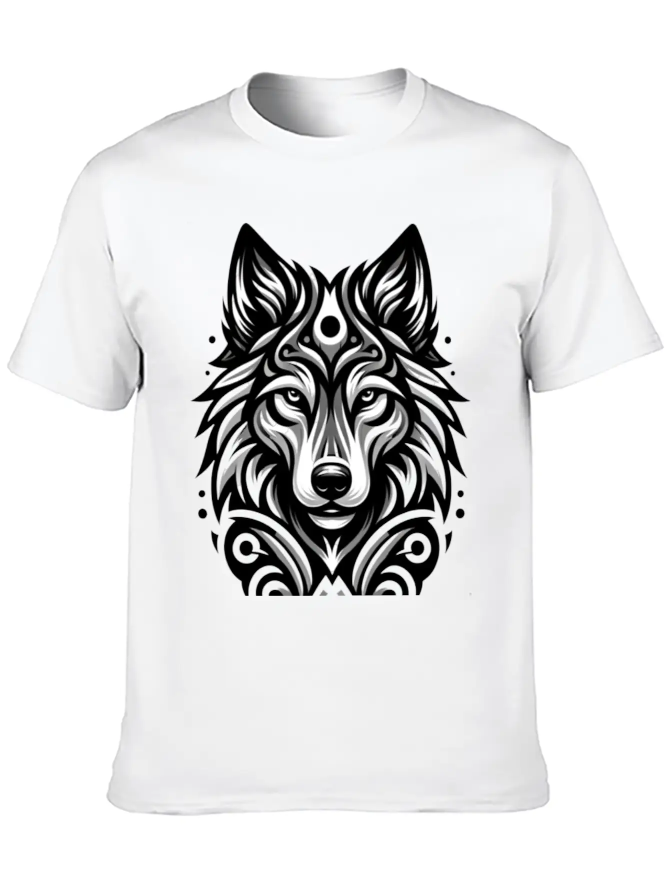 ANIMAL TOTEM - WOLF - 1 Classic Fit Graphic Tee For Daily Comfort – Unisex Cotton Shirt