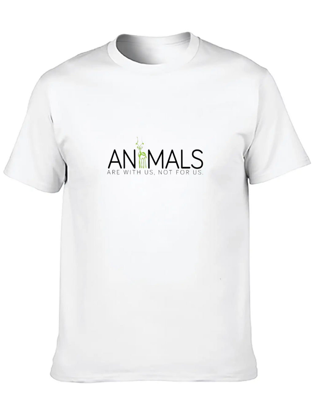 Animals Vegan Organic Save Planet Cruelty Veggie Stylish Everyday T-Shirt – Unisex Basic Cotton Tee