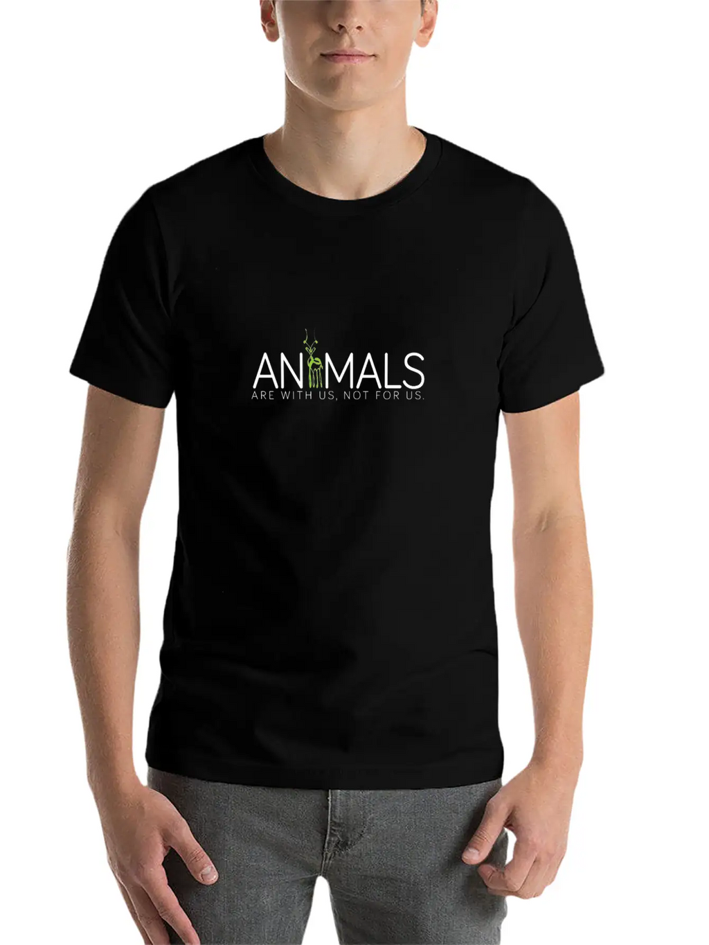 Animals Vegan Organic Save Planet Cruelty Veggie Stylish Everyday T-Shirt – Unisex Basic Cotton Tee