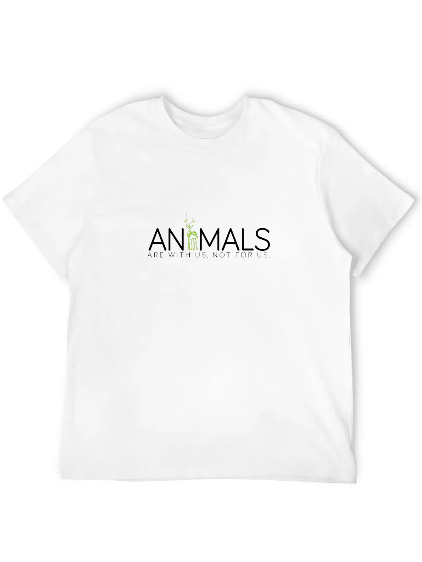 Animals Vegan Organic Save Planet Cruelty Veggie Stylish Everyday T-Shirt – Unisex Basic Cotton Tee
