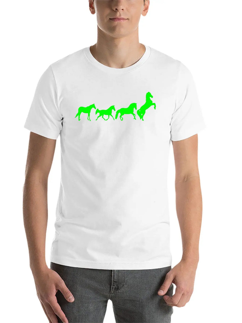 Animated Horse 2 Basic Graphic T-Shirt – Daily Comfort In Soft Cotton