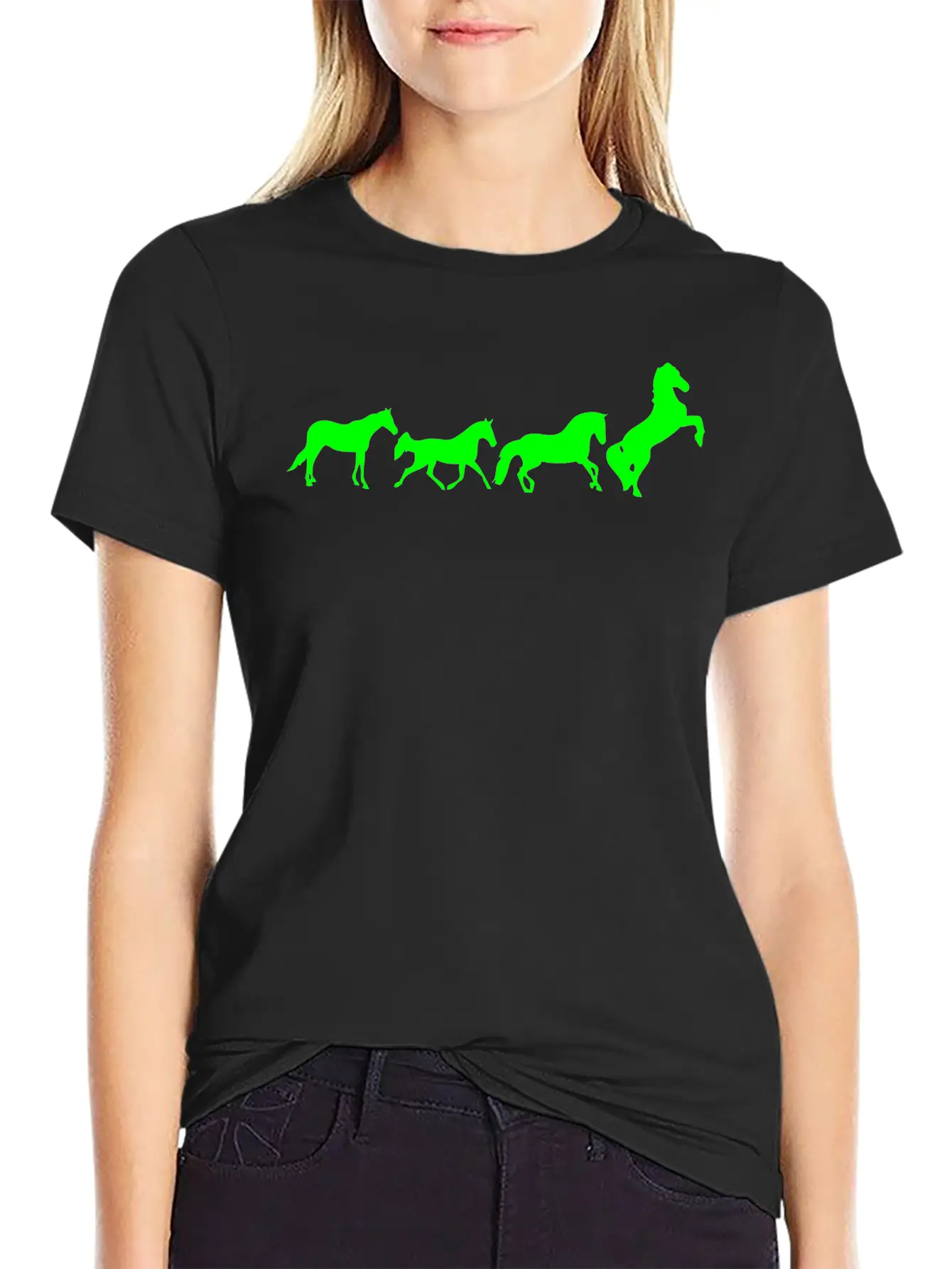 Animated Horse 2 Basic Graphic T-Shirt – Daily Comfort In Soft Cotton