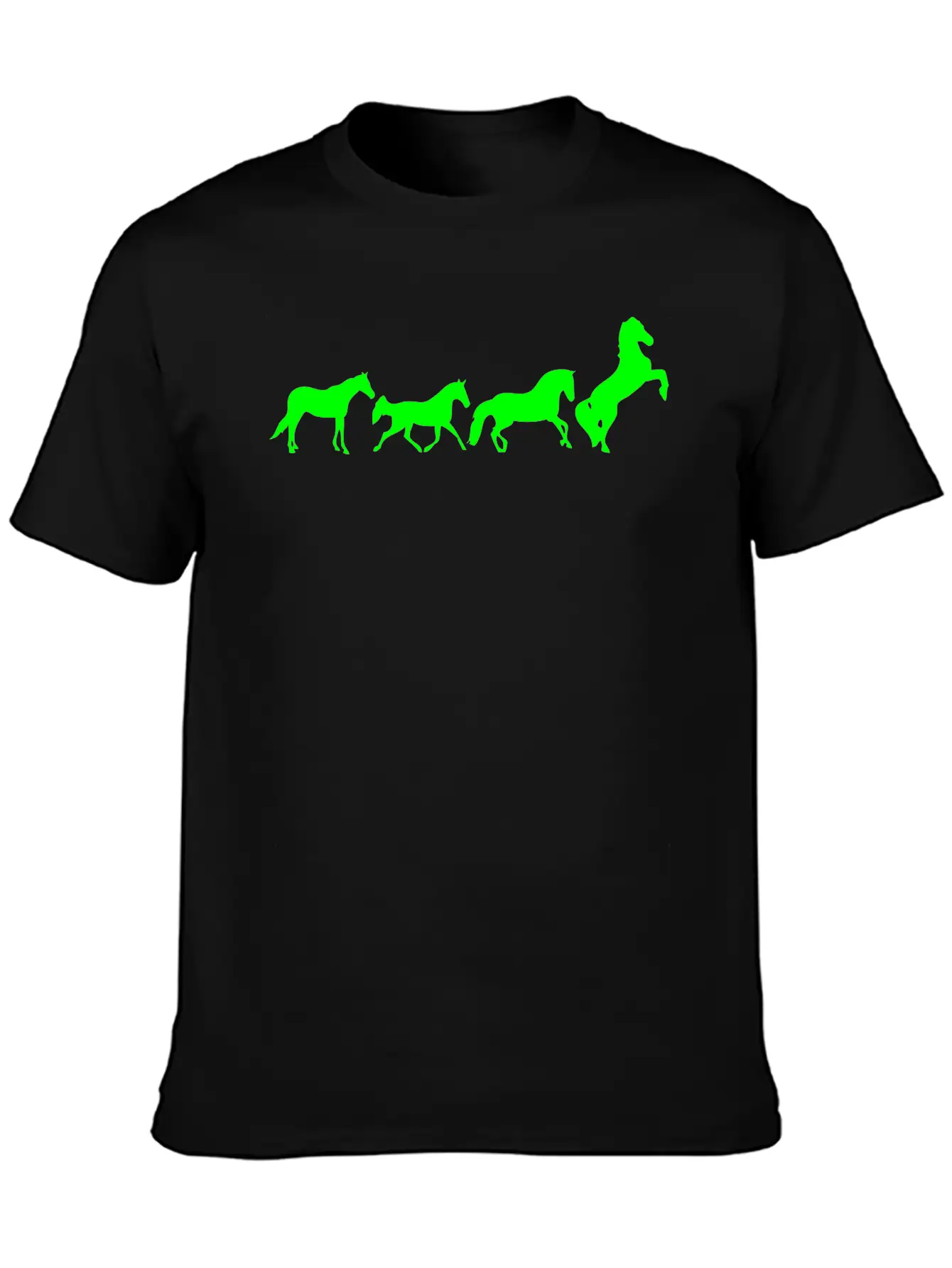 Animated Horse 2 Basic Graphic T-Shirt – Daily Comfort In Soft Cotton