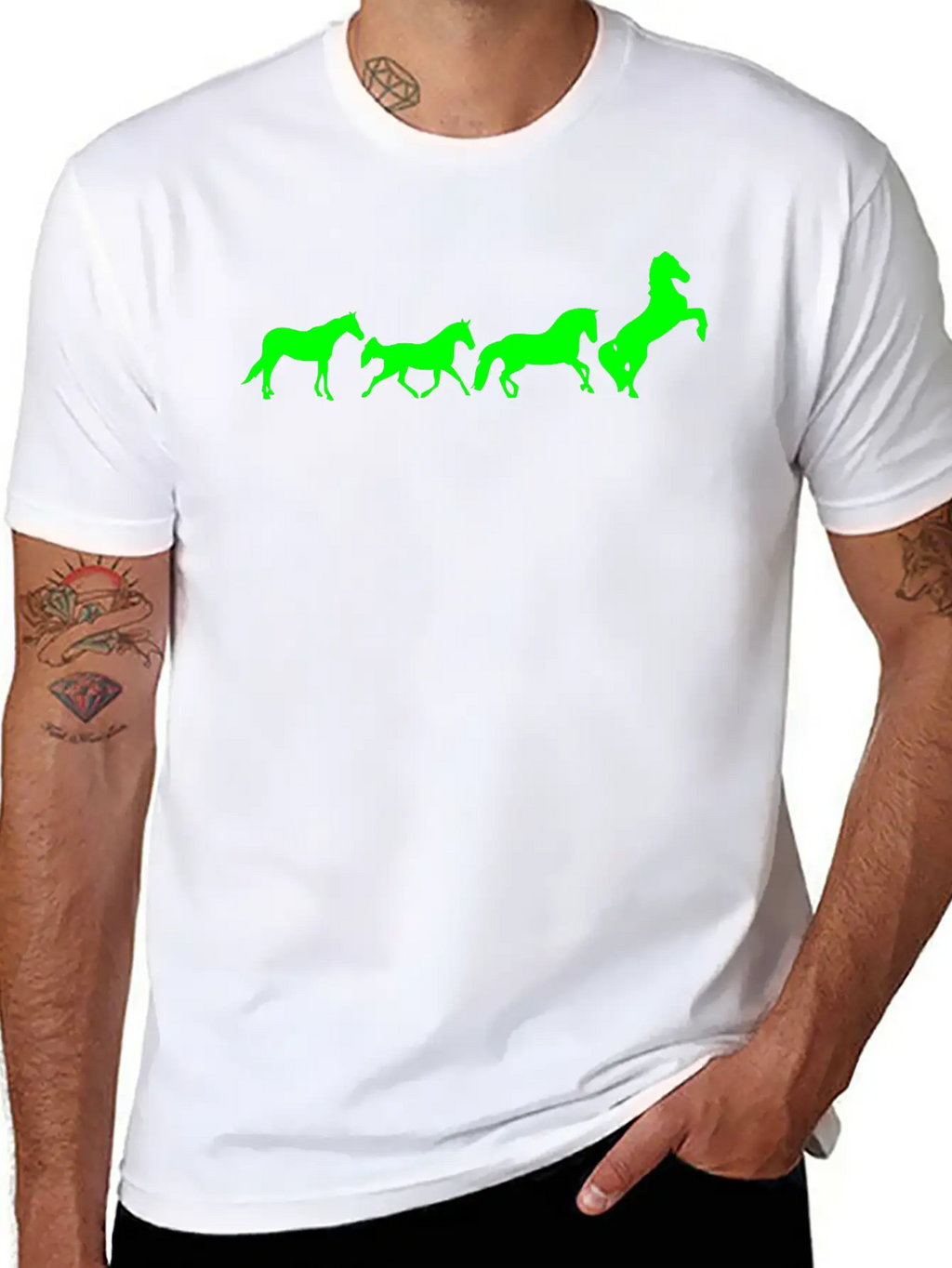 Animated Horse 2 Basic Graphic T-Shirt – Daily Comfort In Soft Cotton