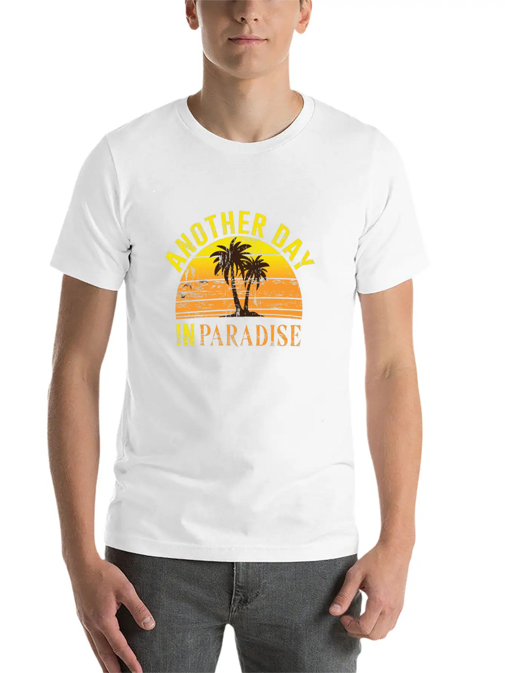 Another Day In Paradise Peaceful Beach Classic Fit Graphic Tee For Daily Comfort – Unisex Cotton Shirt