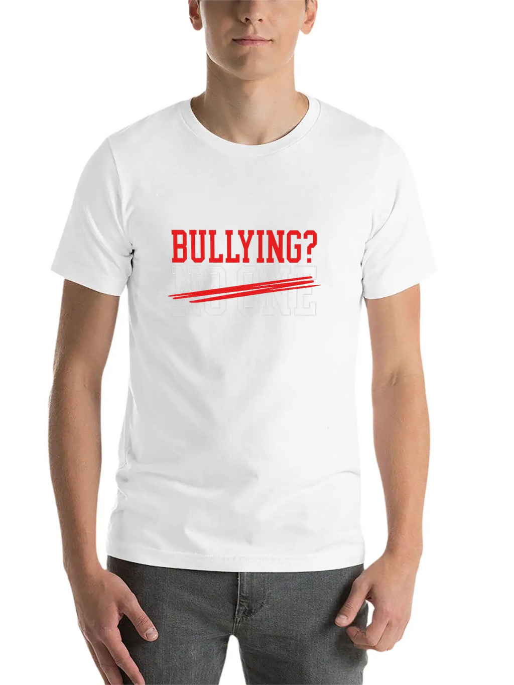Anti Bullying Gift Bullying No One Stop Bullying Timeless Short Sleeve Tee – Comfy And Minimalist Design