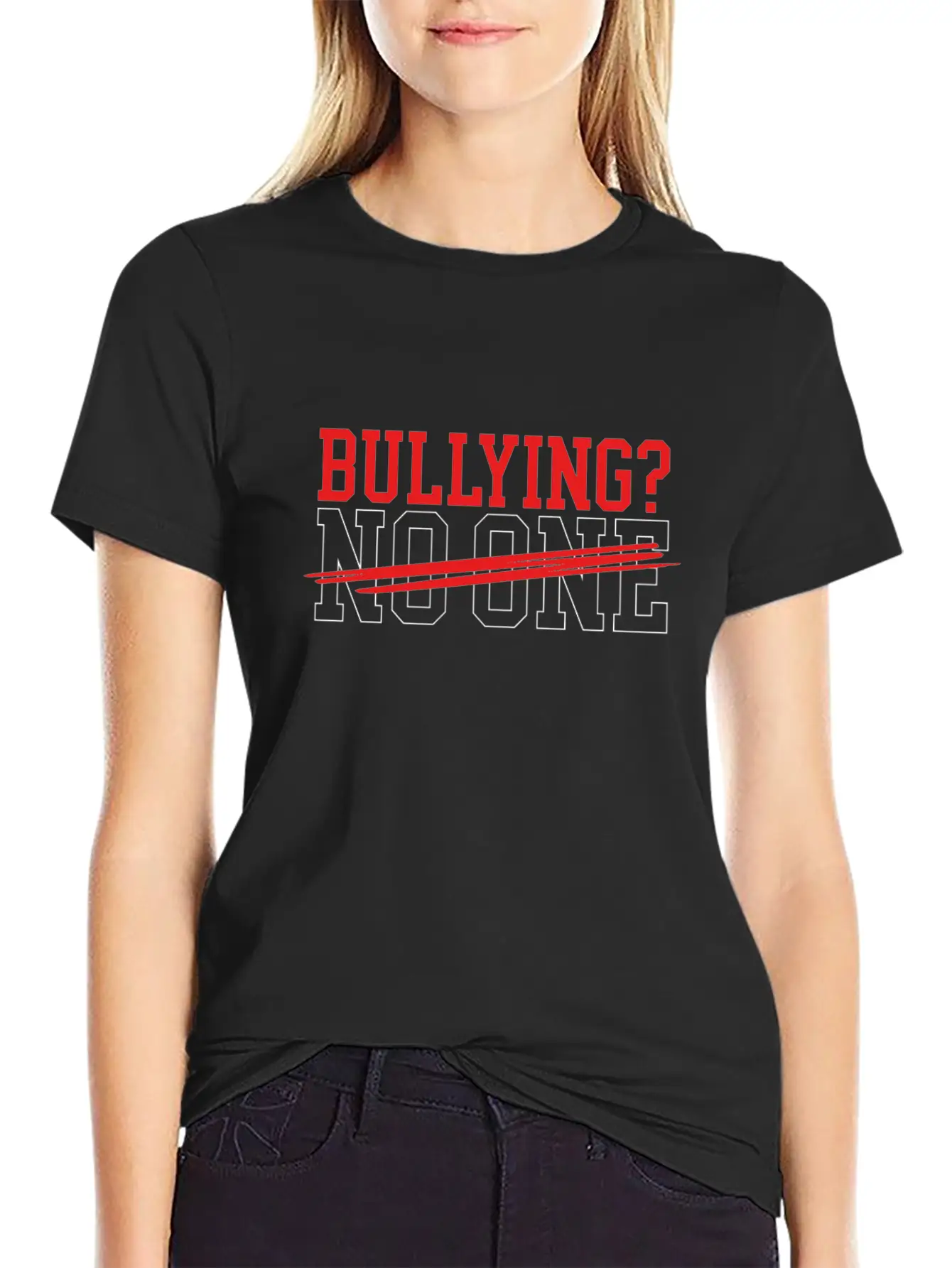 Anti Bullying Gift Bullying No One Stop Bullying Timeless Short Sleeve Tee – Comfy And Minimalist Design