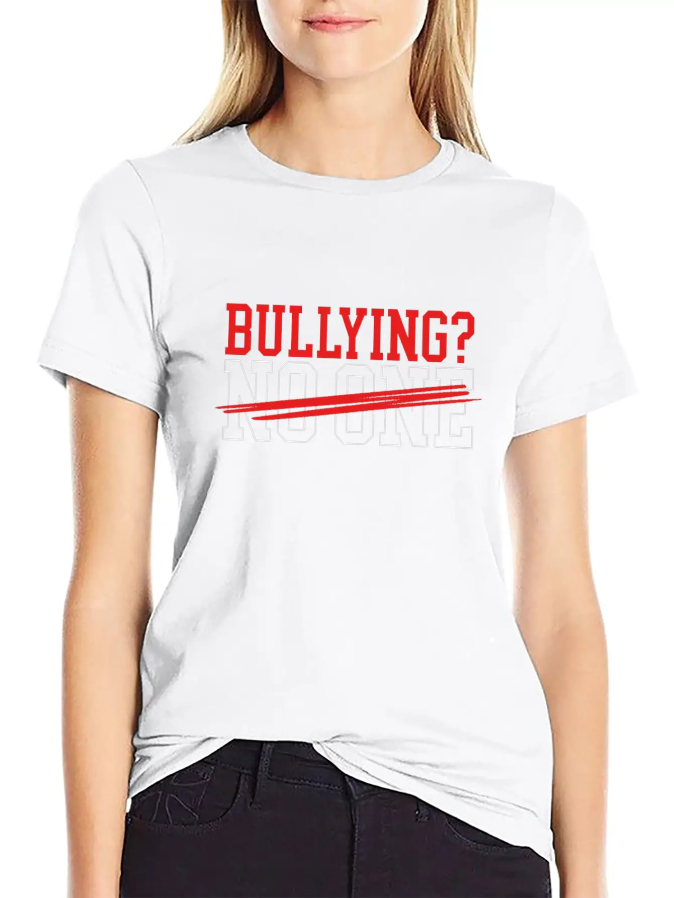 Anti Bullying Gift Bullying No One Stop Bullying Timeless Short Sleeve Tee – Comfy And Minimalist Design
