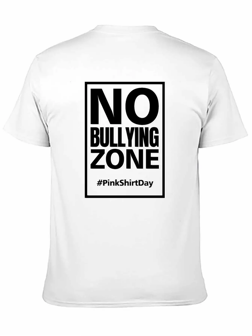 Anti Bullying Pink Shirt Day No Bullying Zone Shir Classic Fit Graphic Tee For Daily Comfort – Unisex Cotton Shirt