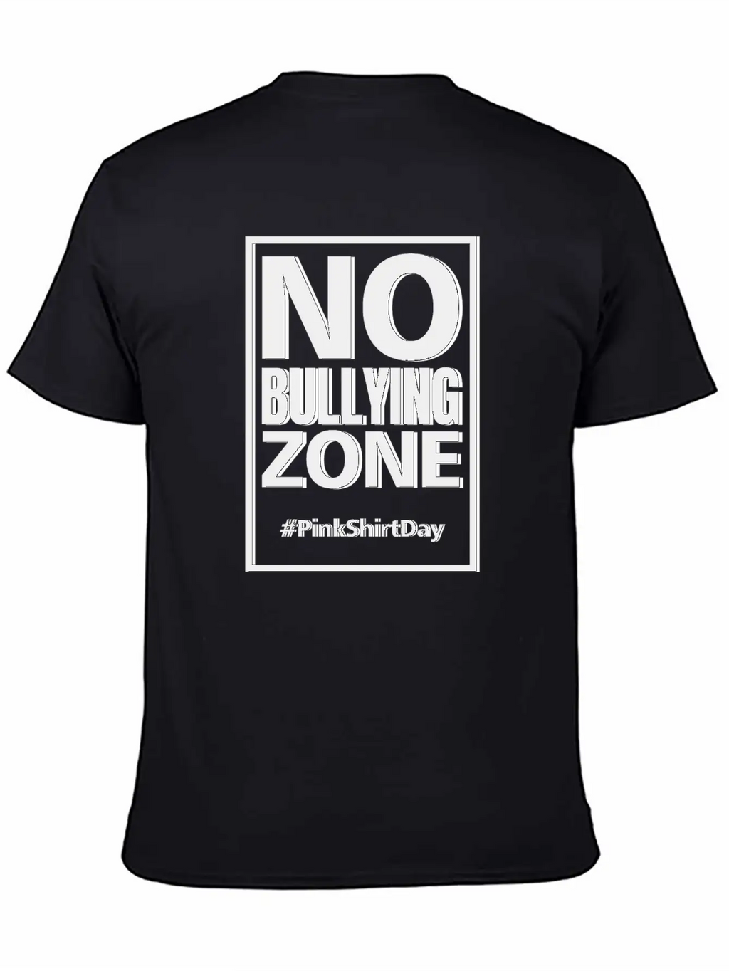 Anti Bullying Pink Shirt Day No Bullying Zone Shir Classic Fit Graphic Tee For Daily Comfort – Unisex Cotton Shirt
