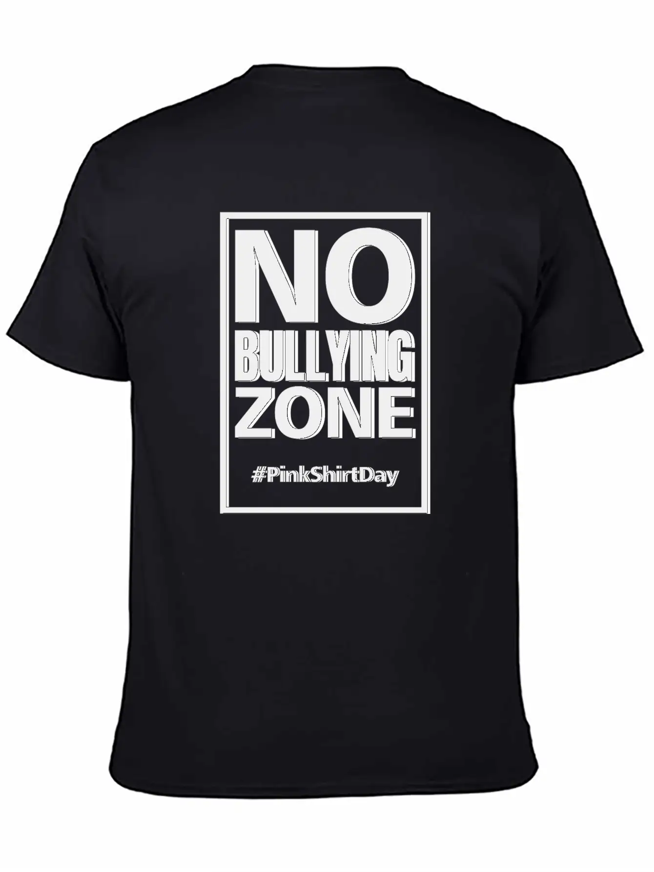 Anti Bullying Pink Shirt Day No Bullying Zone Shir Classic Fit Graphic Tee For Daily Comfort – Unisex Cotton Shirt