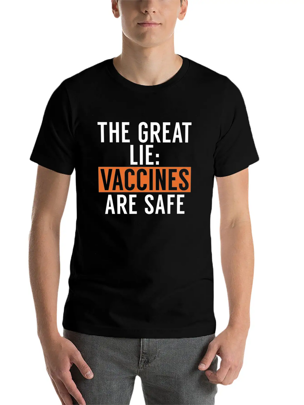 Anti-Vax No Vaccines Anti Vaccination Timeless Short Sleeve Tee – Comfy And Minimalist Design