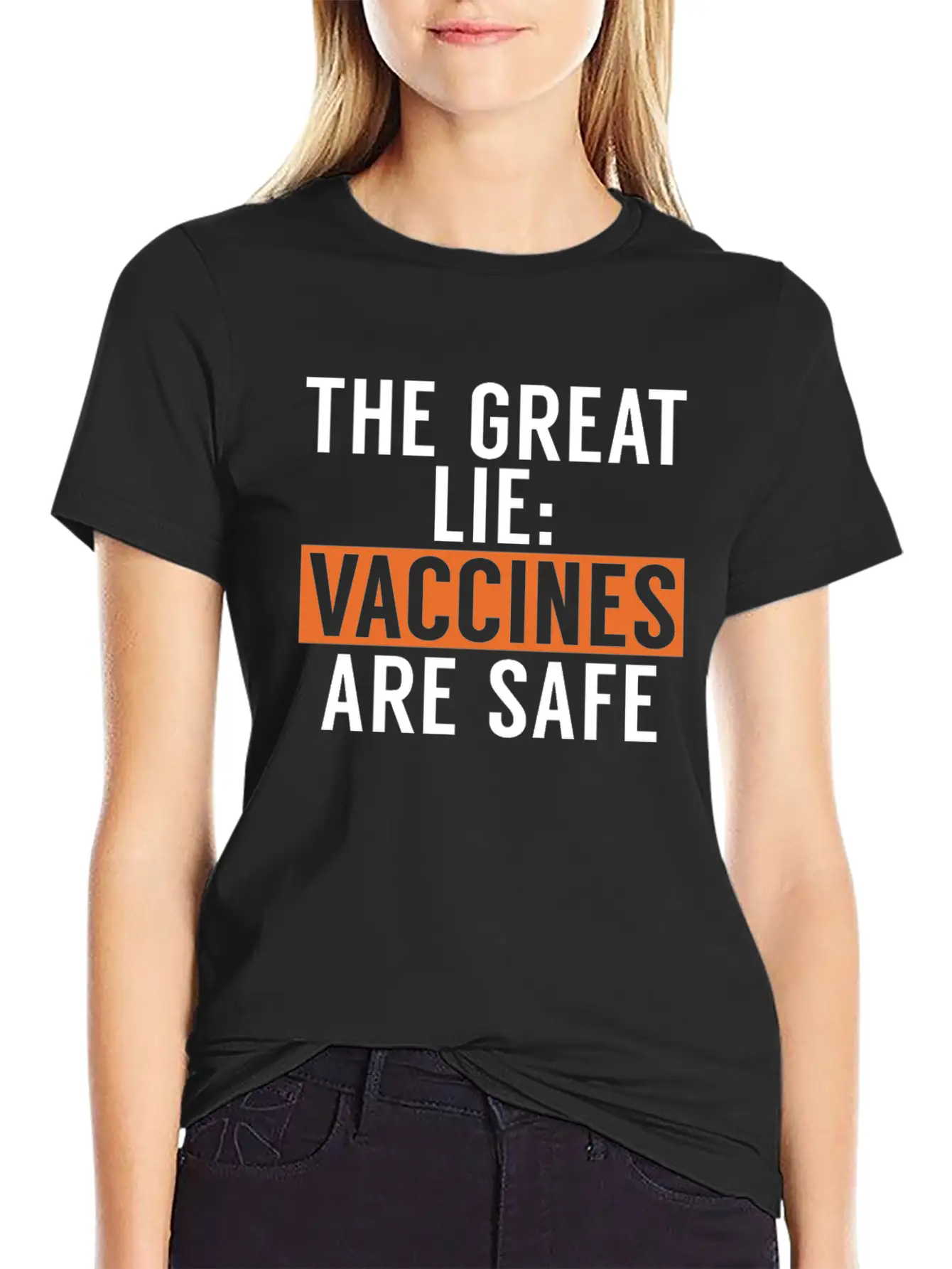 Anti-Vax No Vaccines Anti Vaccination Timeless Short Sleeve Tee – Comfy And Minimalist Design