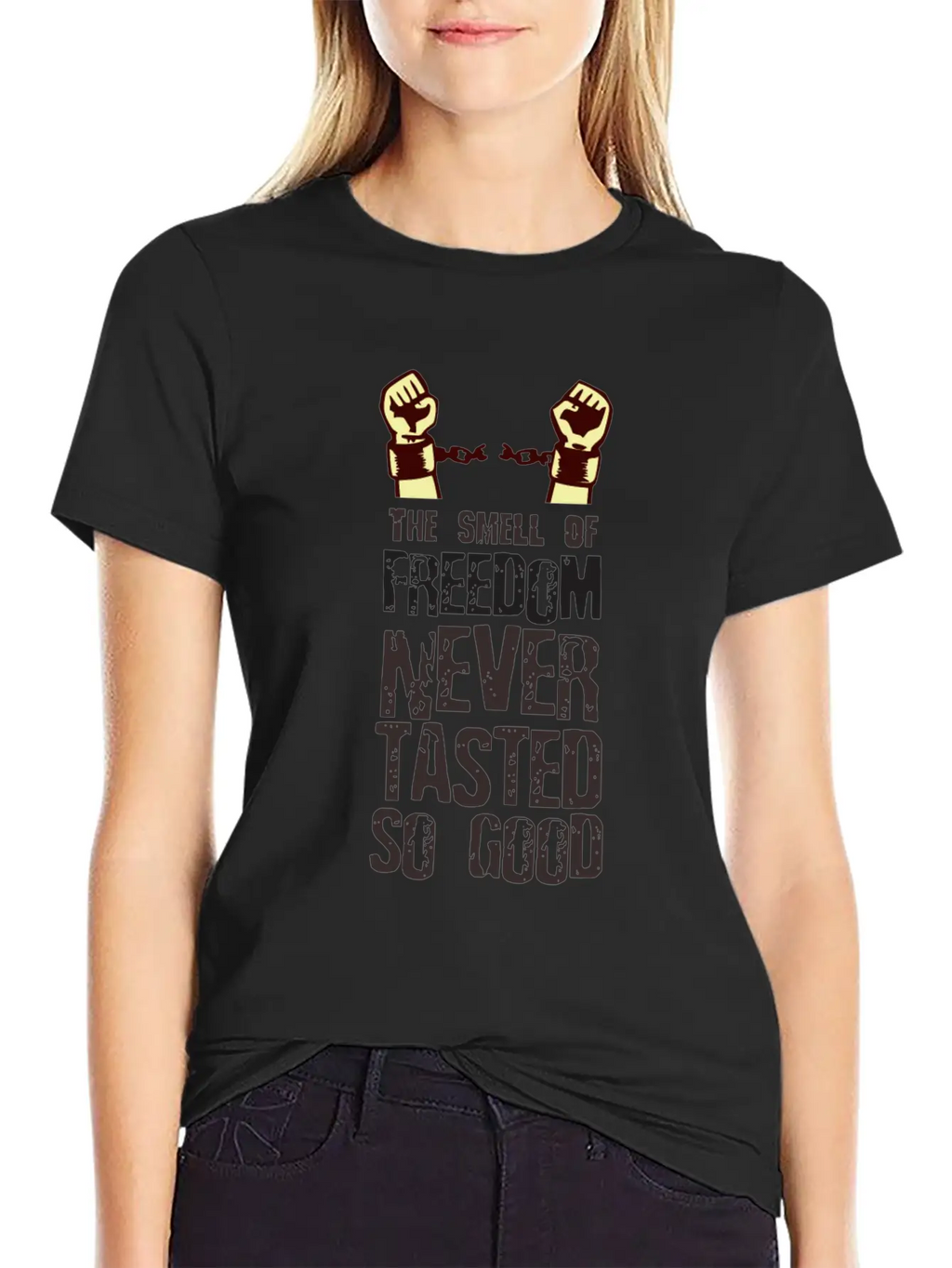 Anticipate The Smell And Taste Of Freedom Timeless Short Sleeve Tee – Comfy And Minimalist Design