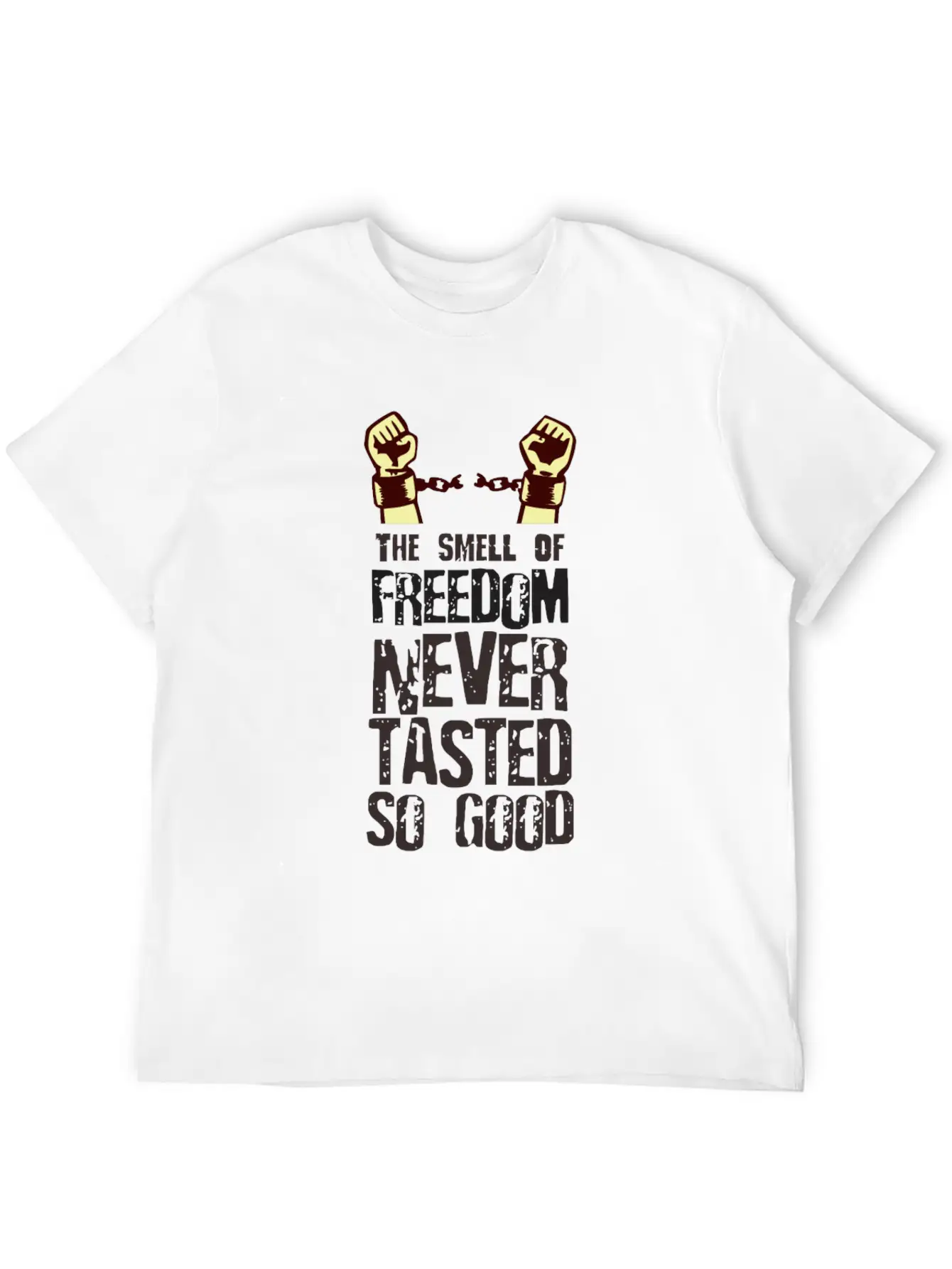Anticipate The Smell And Taste Of Freedom Timeless Short Sleeve Tee – Comfy And Minimalist Design