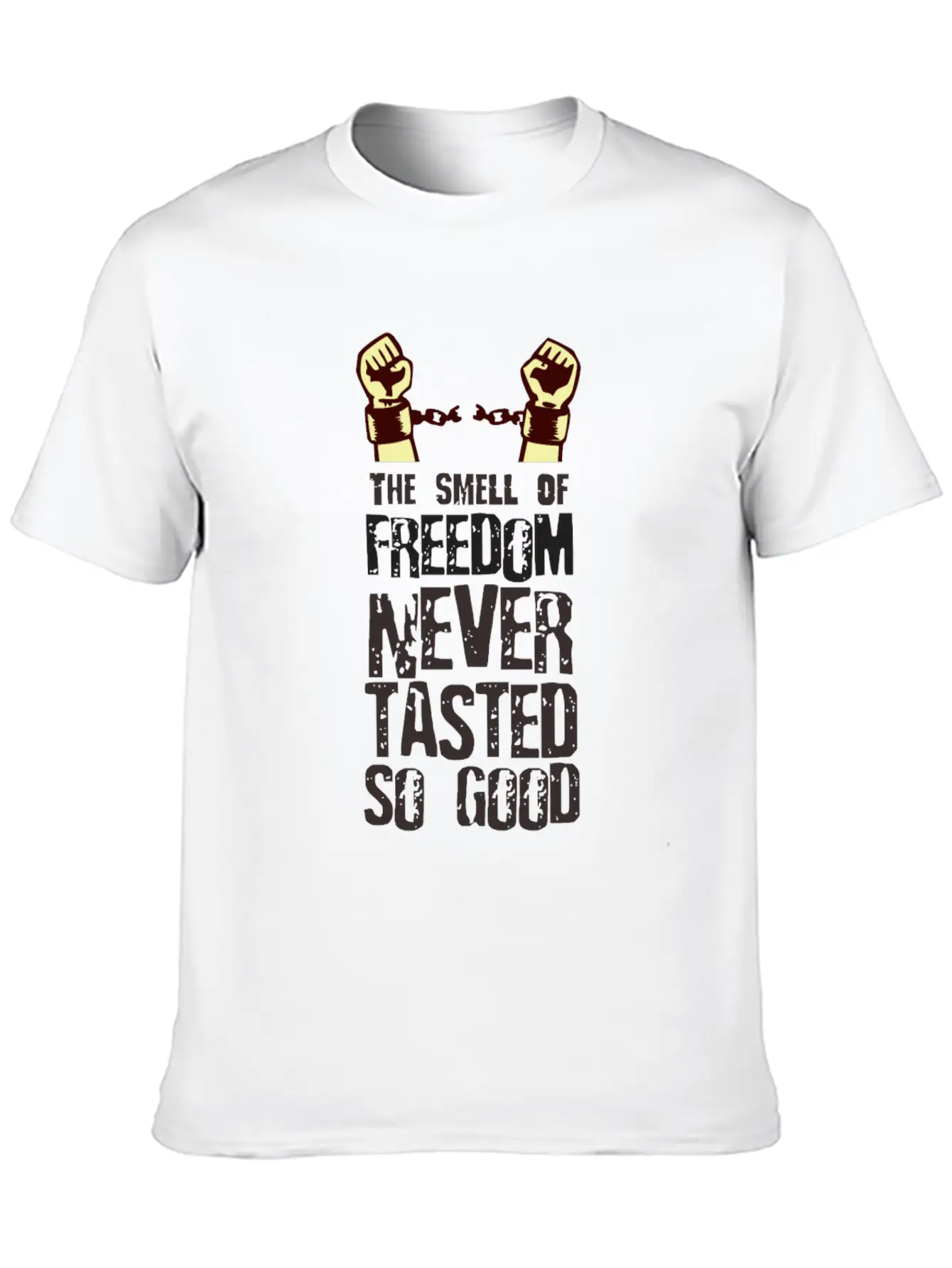 Anticipate The Smell And Taste Of Freedom Timeless Short Sleeve Tee – Comfy And Minimalist Design