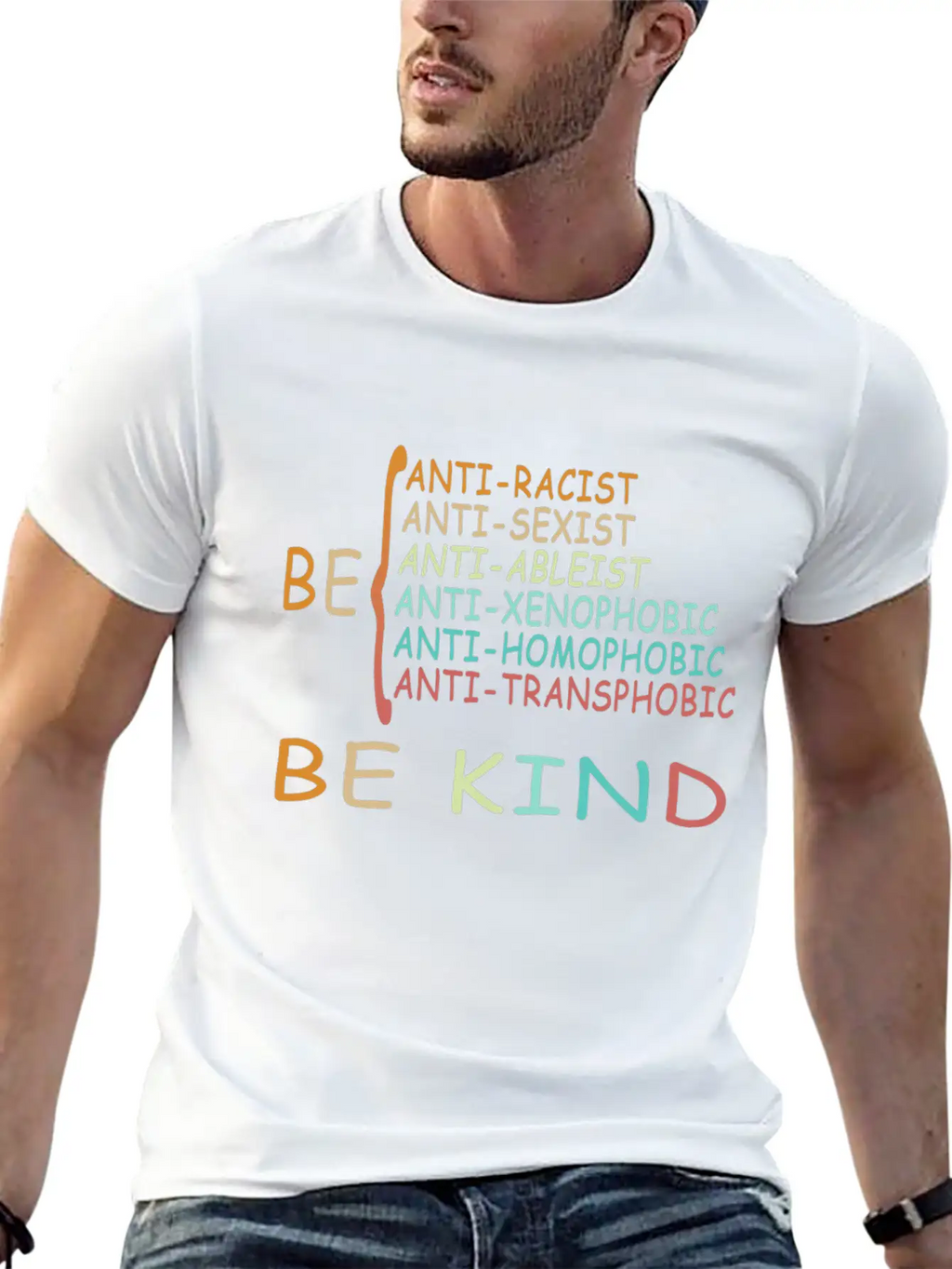 Antiracism IS KIND Simple Everyday Graphic Tee – Lightweight Summer Wear