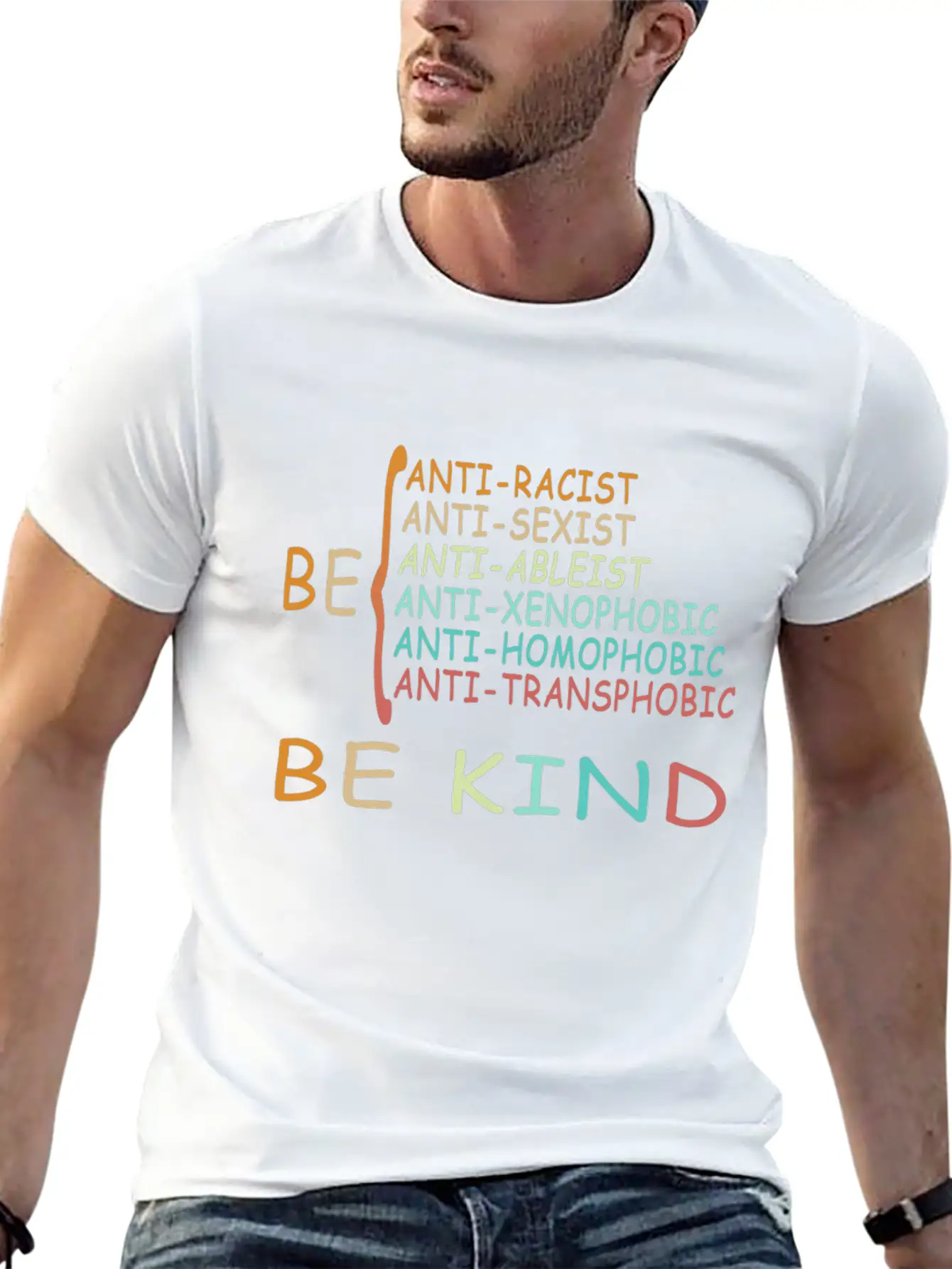 Antiracism IS KIND Simple Everyday Graphic Tee – Lightweight Summer Wear