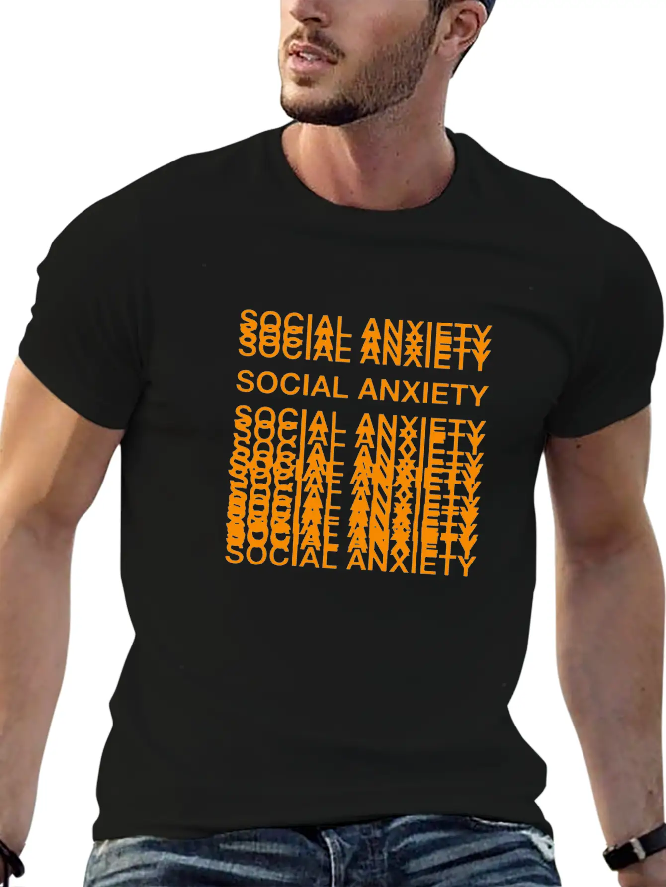 Anxiety Amazon Logo Unisex Casual T-Shirt – Clean Design For Daily Comfort