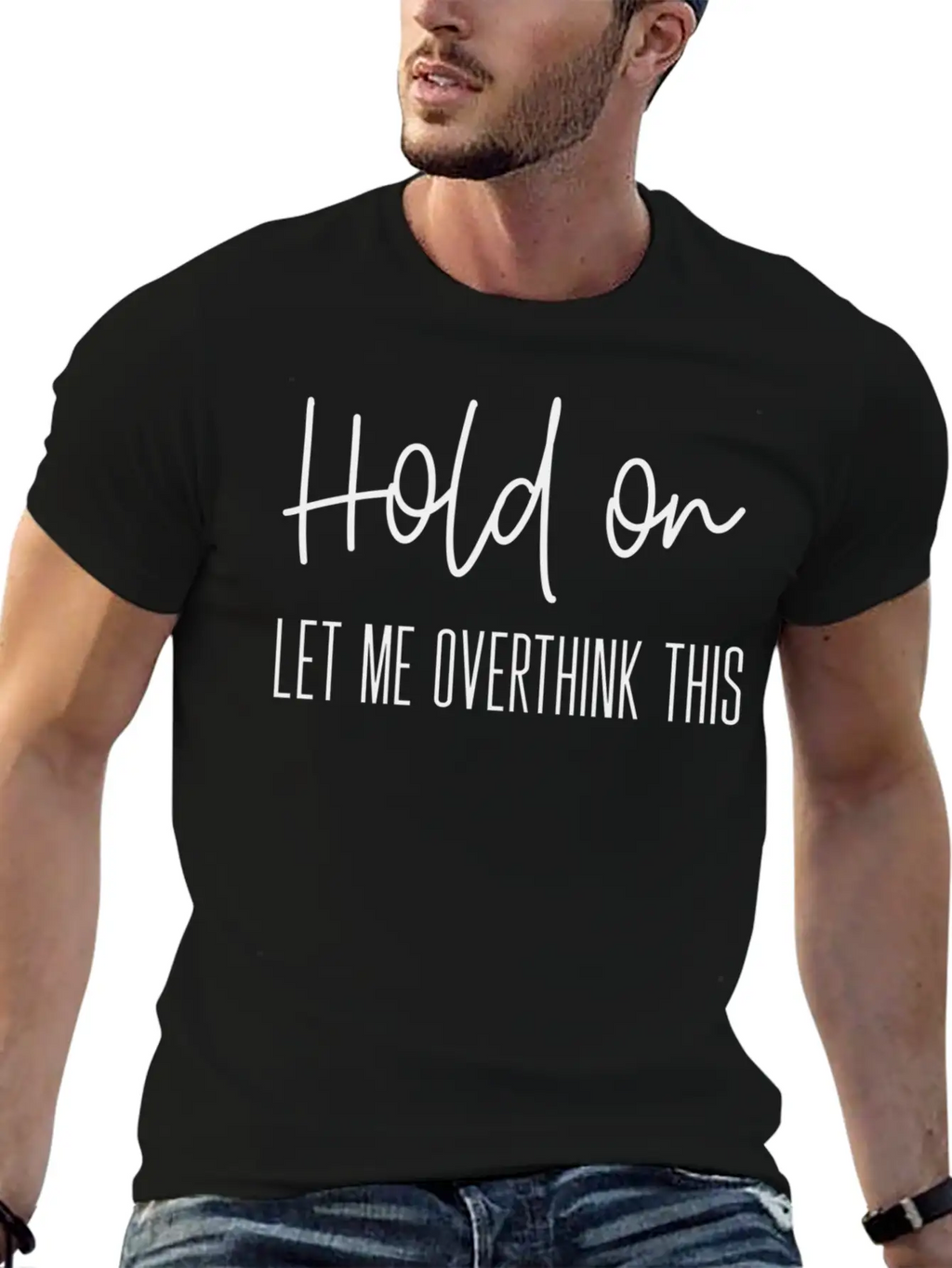 Anxiety For Hold On Let Me Overthink This Timeless Short Sleeve Tee – Comfy And Minimalist Design