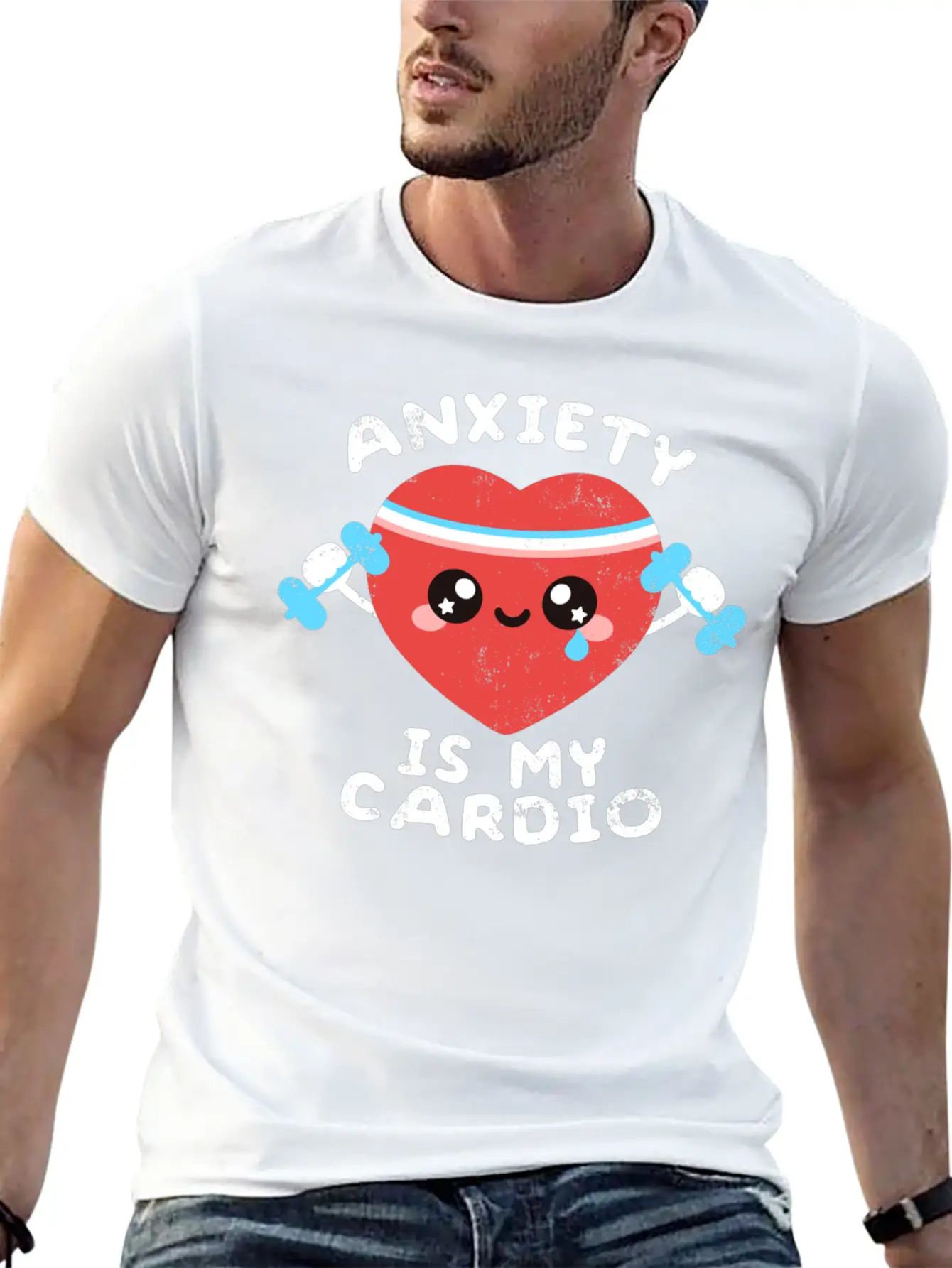 Anxiety Is My Cardio Timeless Short Sleeve Tee – Comfy And Minimalist Design