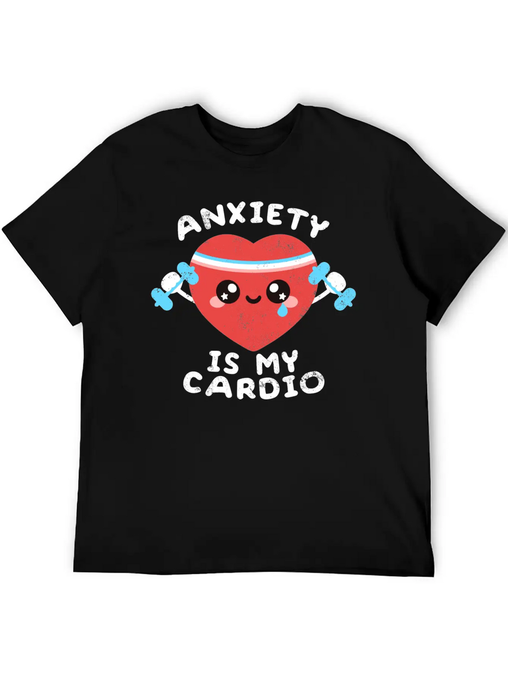 Anxiety Is My Cardio Timeless Short Sleeve Tee – Comfy And Minimalist Design