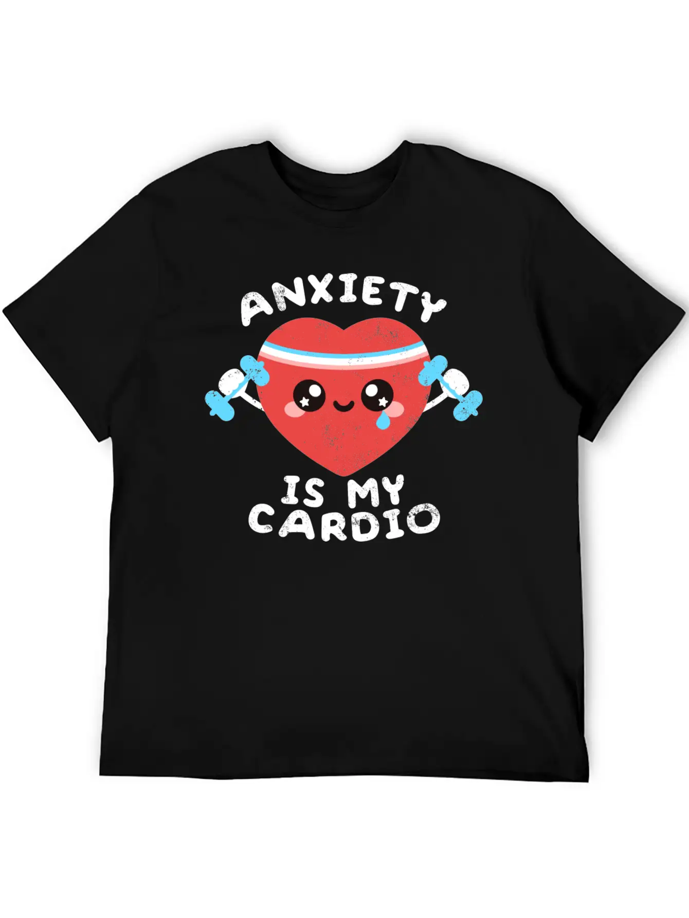 Anxiety Is My Cardio Timeless Short Sleeve Tee – Comfy And Minimalist Design