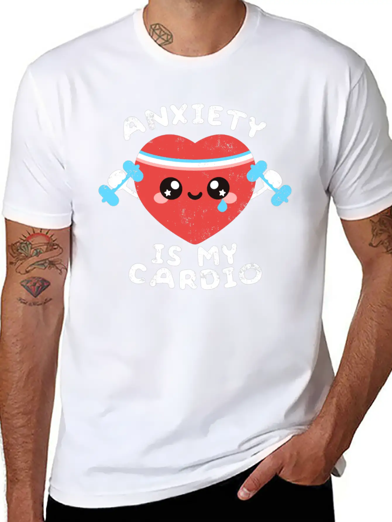 Anxiety Is My Cardio Timeless Short Sleeve Tee – Comfy And Minimalist Design