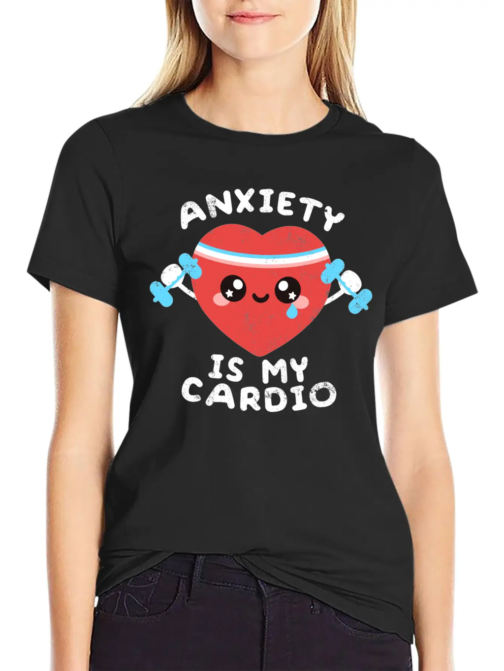 Anxiety Is My Cardio Timeless Short Sleeve Tee – Comfy And Minimalist Design