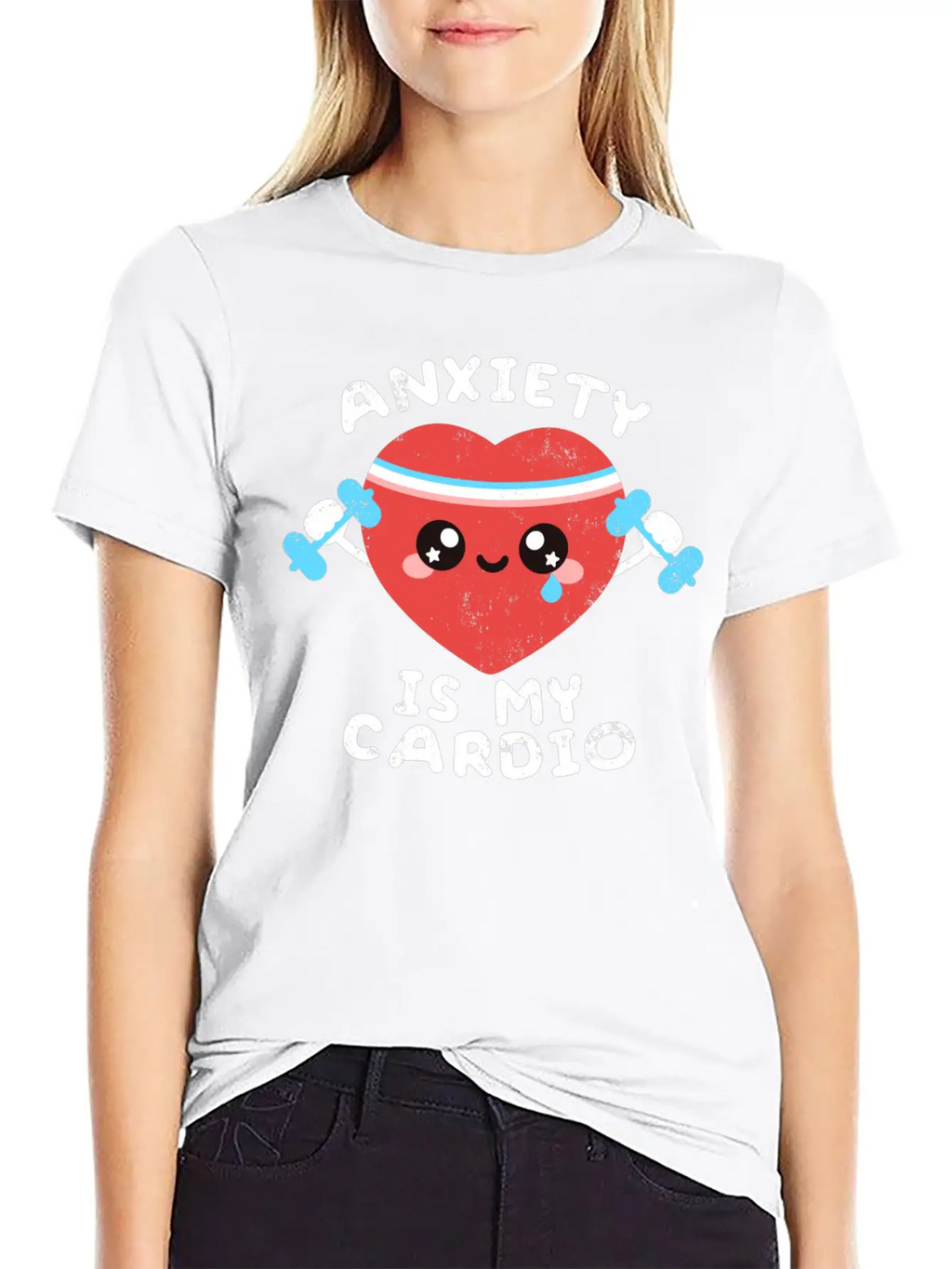 Anxiety Is My Cardio Timeless Short Sleeve Tee – Comfy And Minimalist Design