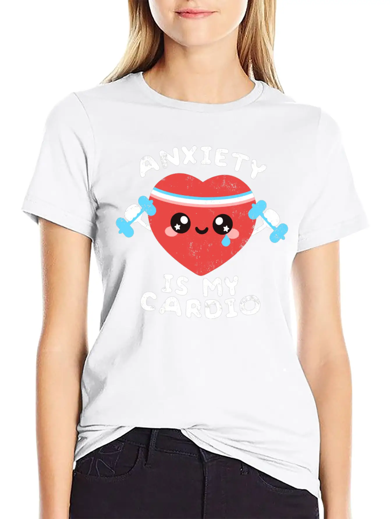 Anxiety Is My Cardio Timeless Short Sleeve Tee – Comfy And Minimalist Design
