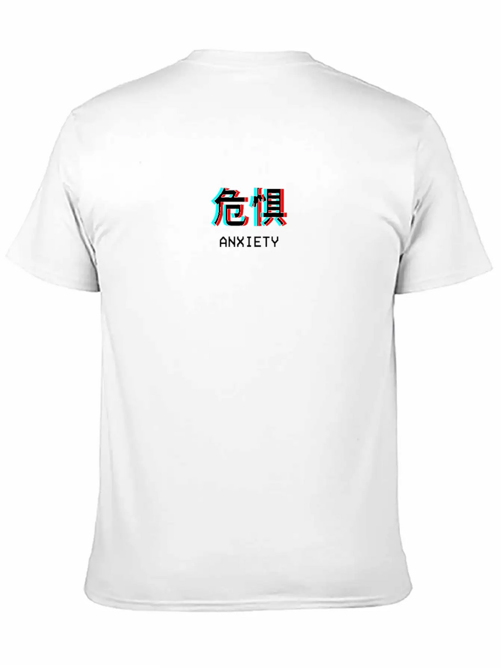 Anxiety Japanese Vaporwave Aesthetic Gift Classic Crew Neck Graphic Tee – Everyday Minimal Look