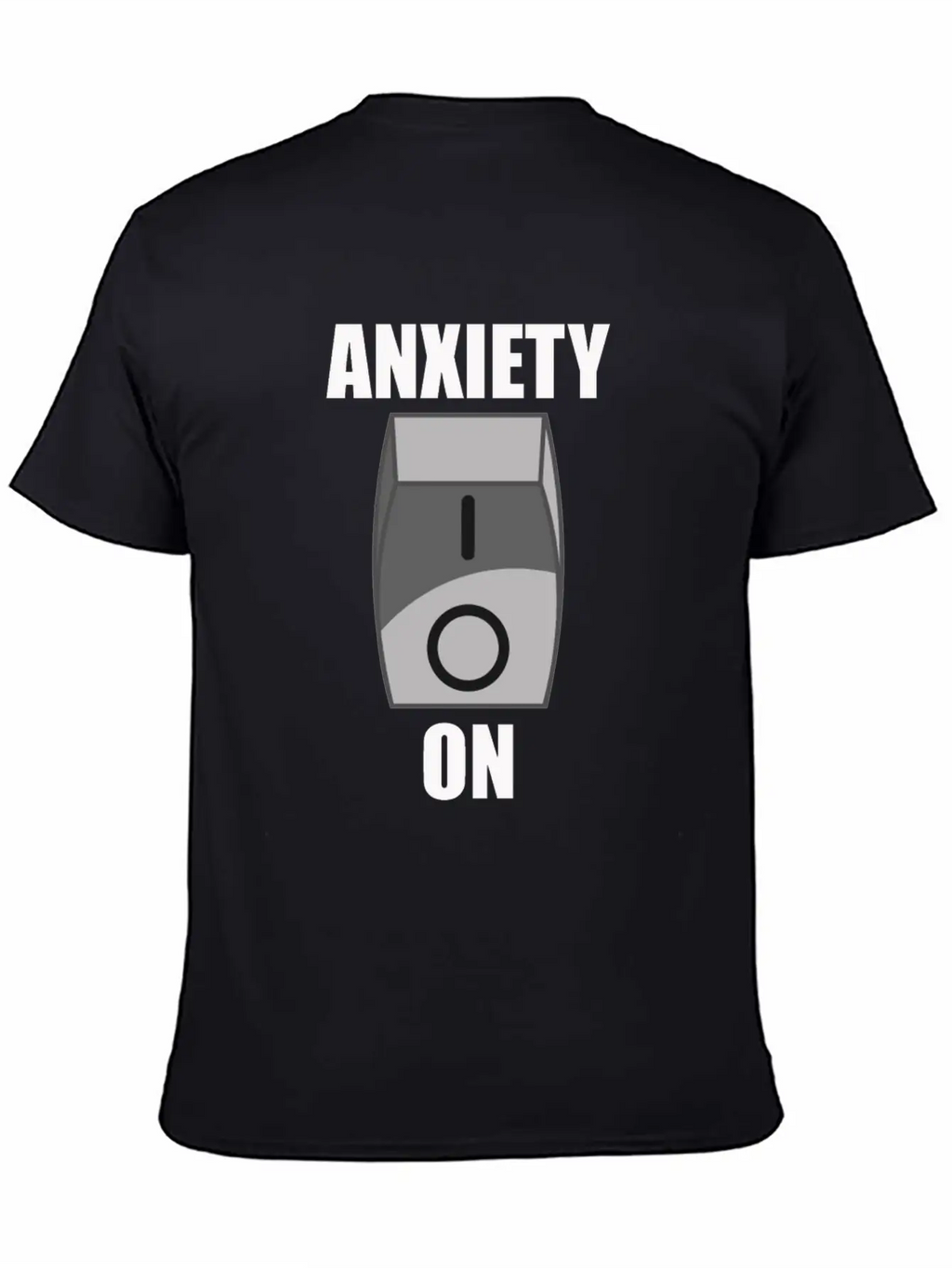 Anxiety On Overthinking Antisocial Worry Simple Everyday Graphic Tee – Lightweight Summer Wear