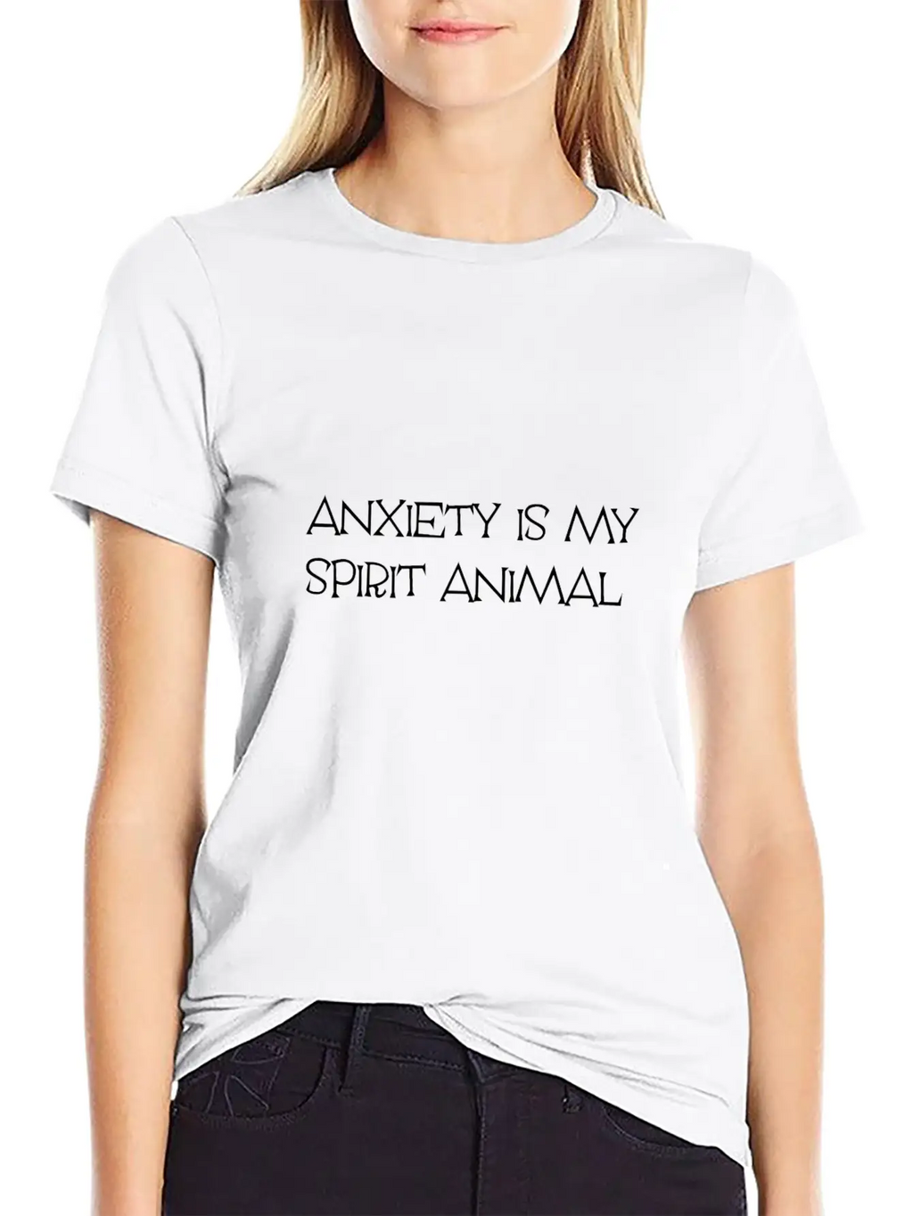 Anxiety Spirit Animal Classic Fit Graphic Tee For Daily Comfort – Unisex Cotton Shirt