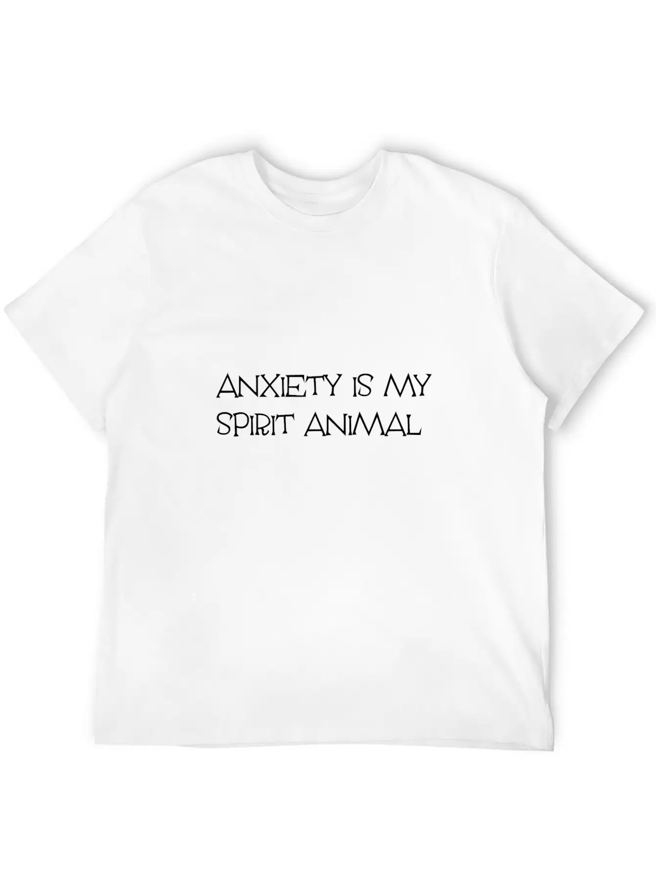 Anxiety Spirit Animal Classic Fit Graphic Tee For Daily Comfort – Unisex Cotton Shirt
