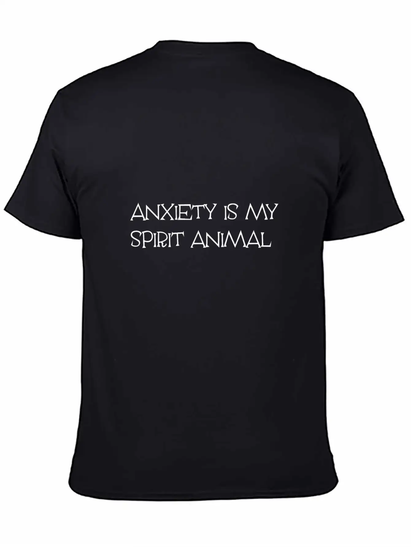 Anxiety Spirit Animal Classic Fit Graphic Tee For Daily Comfort – Unisex Cotton Shirt