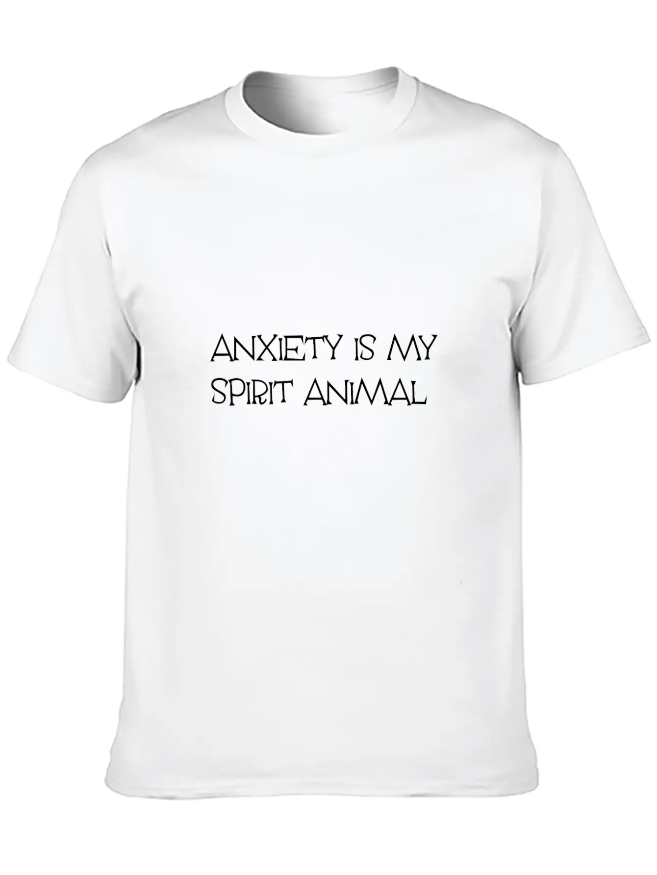 Anxiety Spirit Animal Classic Fit Graphic Tee For Daily Comfort – Unisex Cotton Shirt