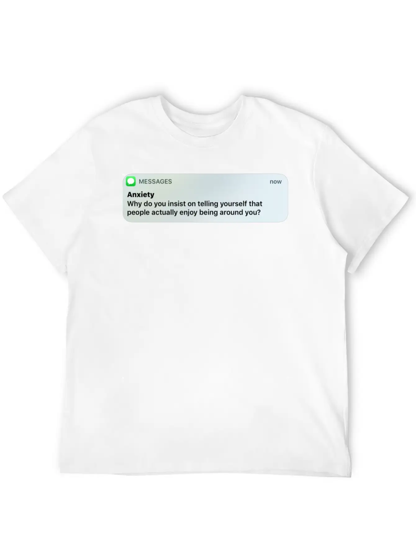 Anxiety Timeless Short Sleeve Tee – Comfy And Minimalist Design