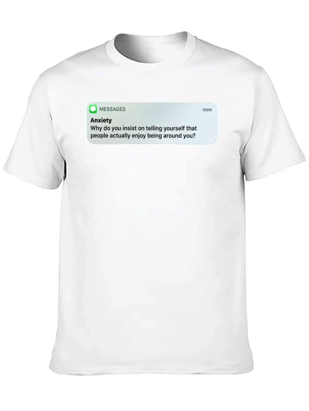 Anxiety Timeless Short Sleeve Tee – Comfy And Minimalist Design